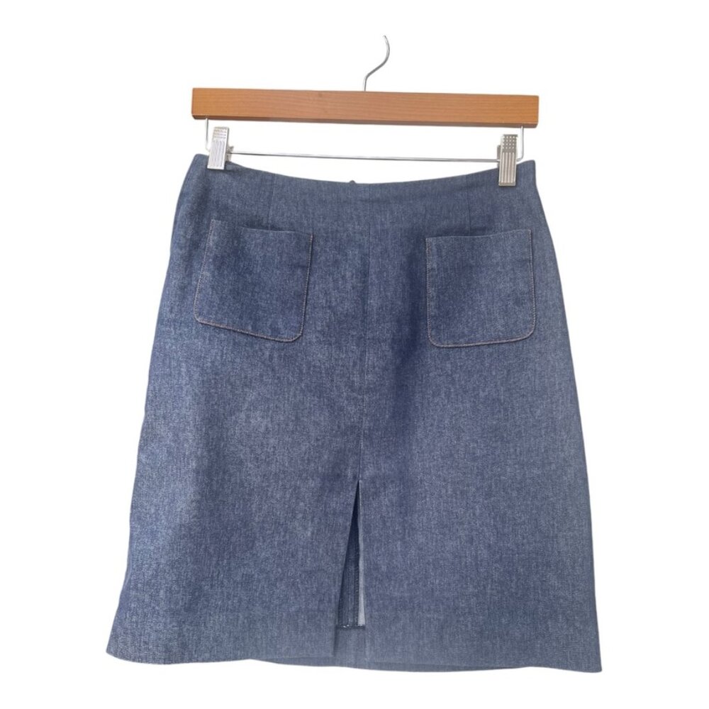 TF Atelier Paris Dark Denim mini skirt women's size 38